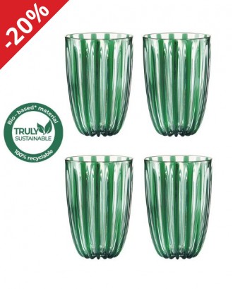 Set 4 pahare, 470 ml, verde, Dolcevita - GUZZINI